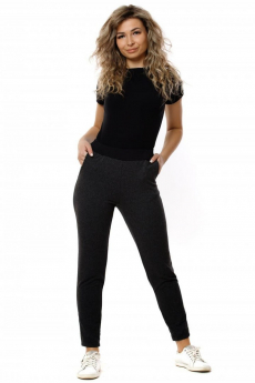 Женские черные брюки на поясе резинке Кетлен